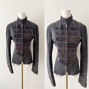 Vintage Tripp NYC military denim jacket
